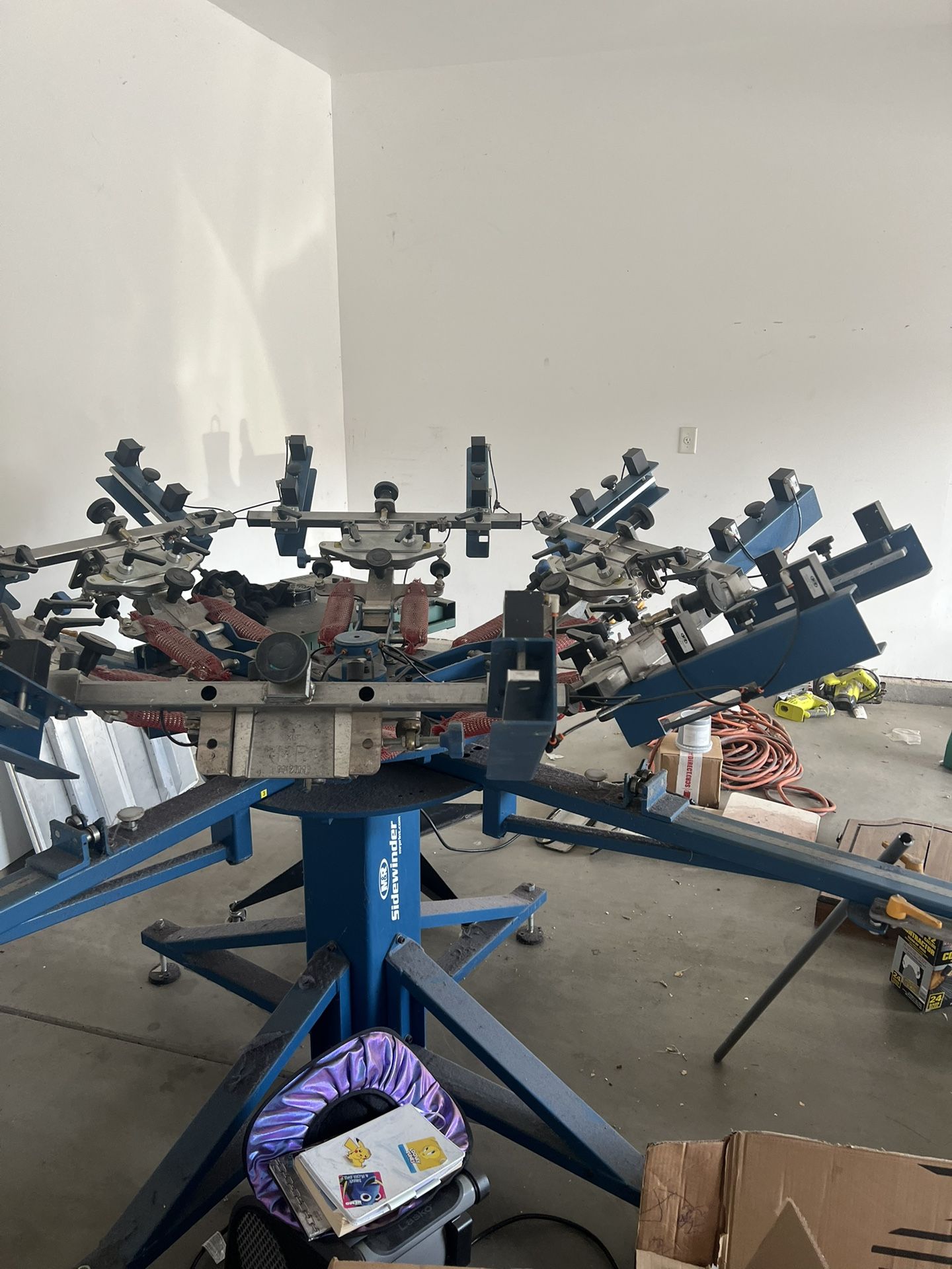 Manual Screen Printing Press And Accessories