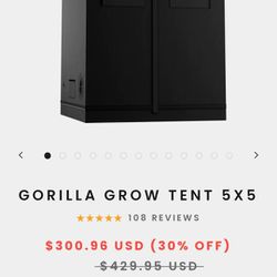 Gorilla Grow Tent HLG Led 650r Diablo 