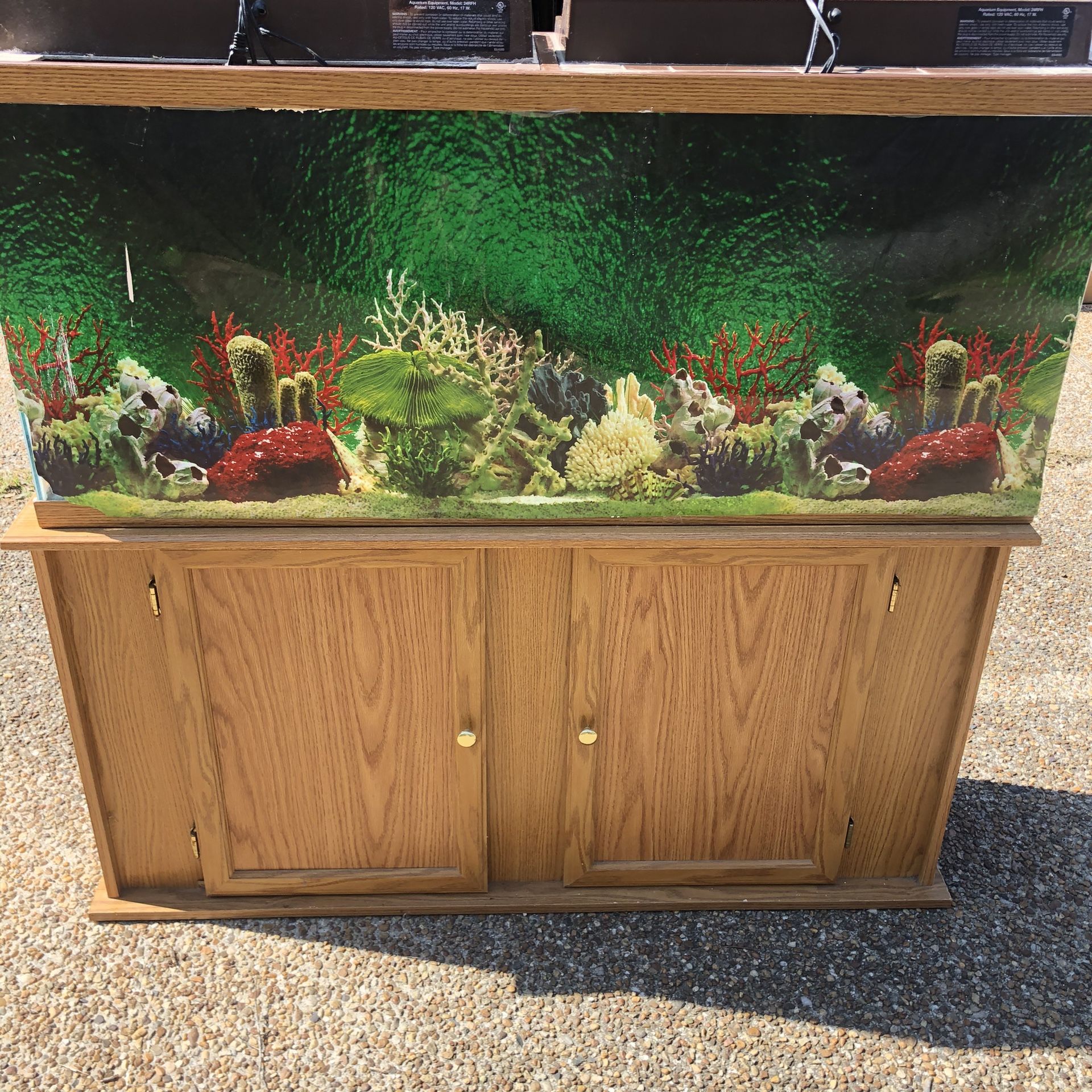 50G Fish Tank (Dresser & Accessories Included) for Sale in Norfolk, VA