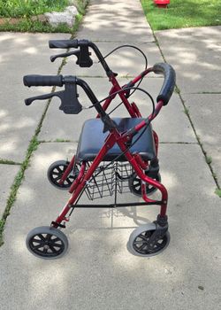 nova rollator walker with seat