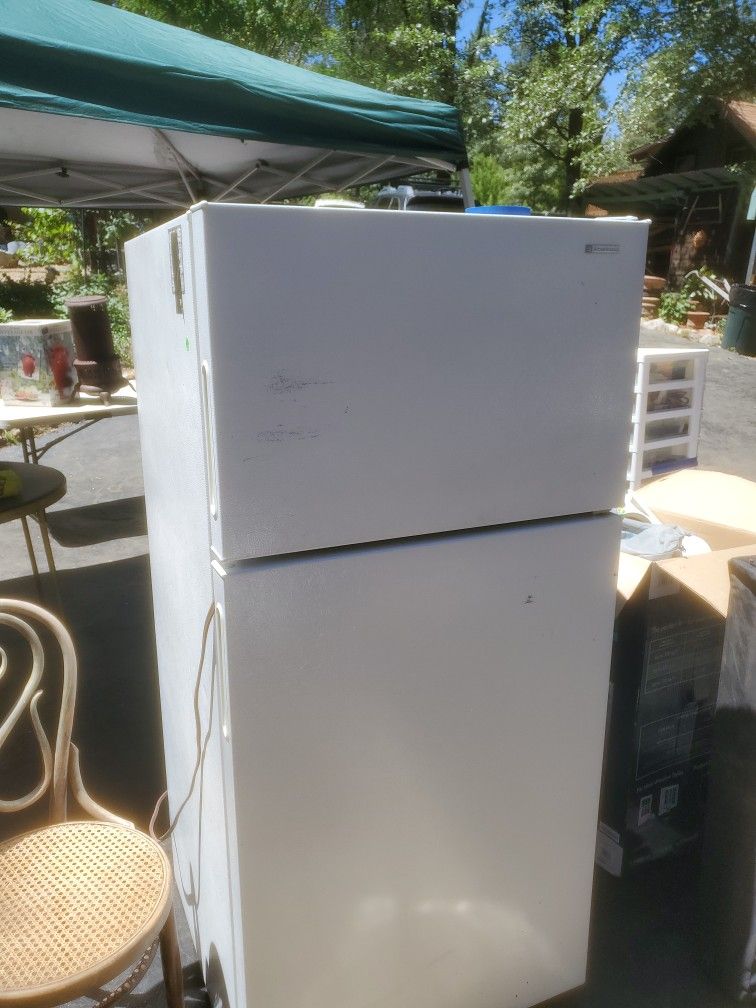 White Garage Fridge Refrigerator