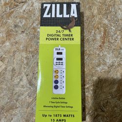 Zilla 24/7 Digital Timer Power Center