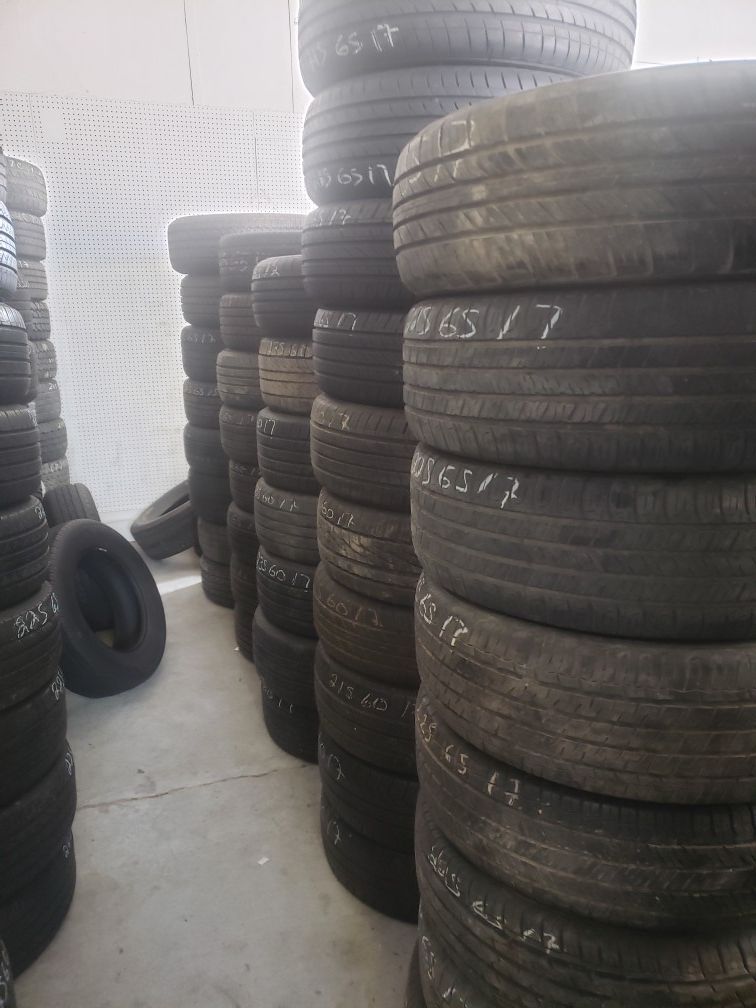 Tires tires tires the prices start at $25 and up