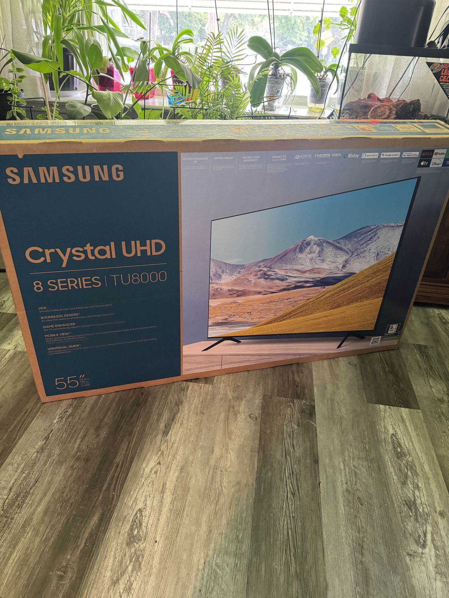 55” Brand New – Crystal UHD 4K TU8000 (2020 Model) – Smart TV with Alexa