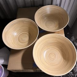 Bamboo Bowls NEW