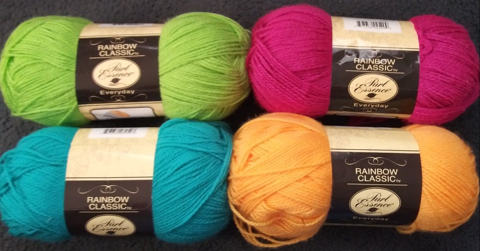 Rainbow Classic Purl Essence Everyday 5 Ply Acrylic Yarn