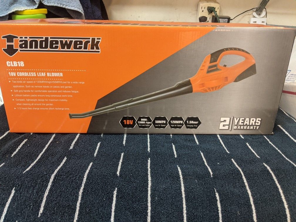 Brand New Cordless Leaf Blower