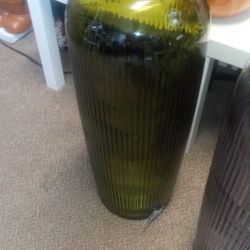 Awesome New Designer Ripped Glass Floor Vase High Quality Masterpiece Very Detailed Heavy Duty Masterpiece Made In Portugal Thick And Durable