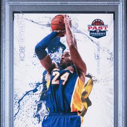 2012 Panini Past & Present Kobe Bryant Raining 3’s #9 PSA 10 LA Lakers 