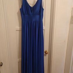 Beautiful Royal Blue Long Dress Size M