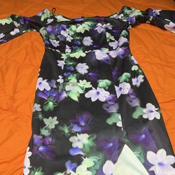 Hazel Bell Sleeve Floral Dress