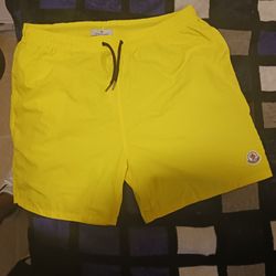 Moncler Volley Trunks Yellow Size XL 