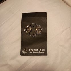 Sterling Broach By Stuart Nye Dogwood Jewelry 