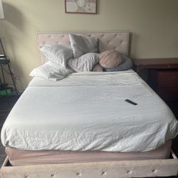 Pink Queen Bed Frame 