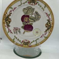 Vintage Mark Roberts Collection Hand Painted 10 1/4" Pomegranate Plate 14-45410