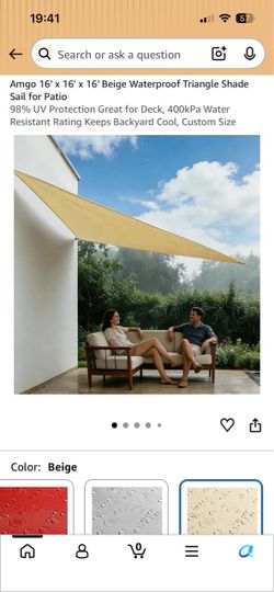 16x16x16 Sun shade