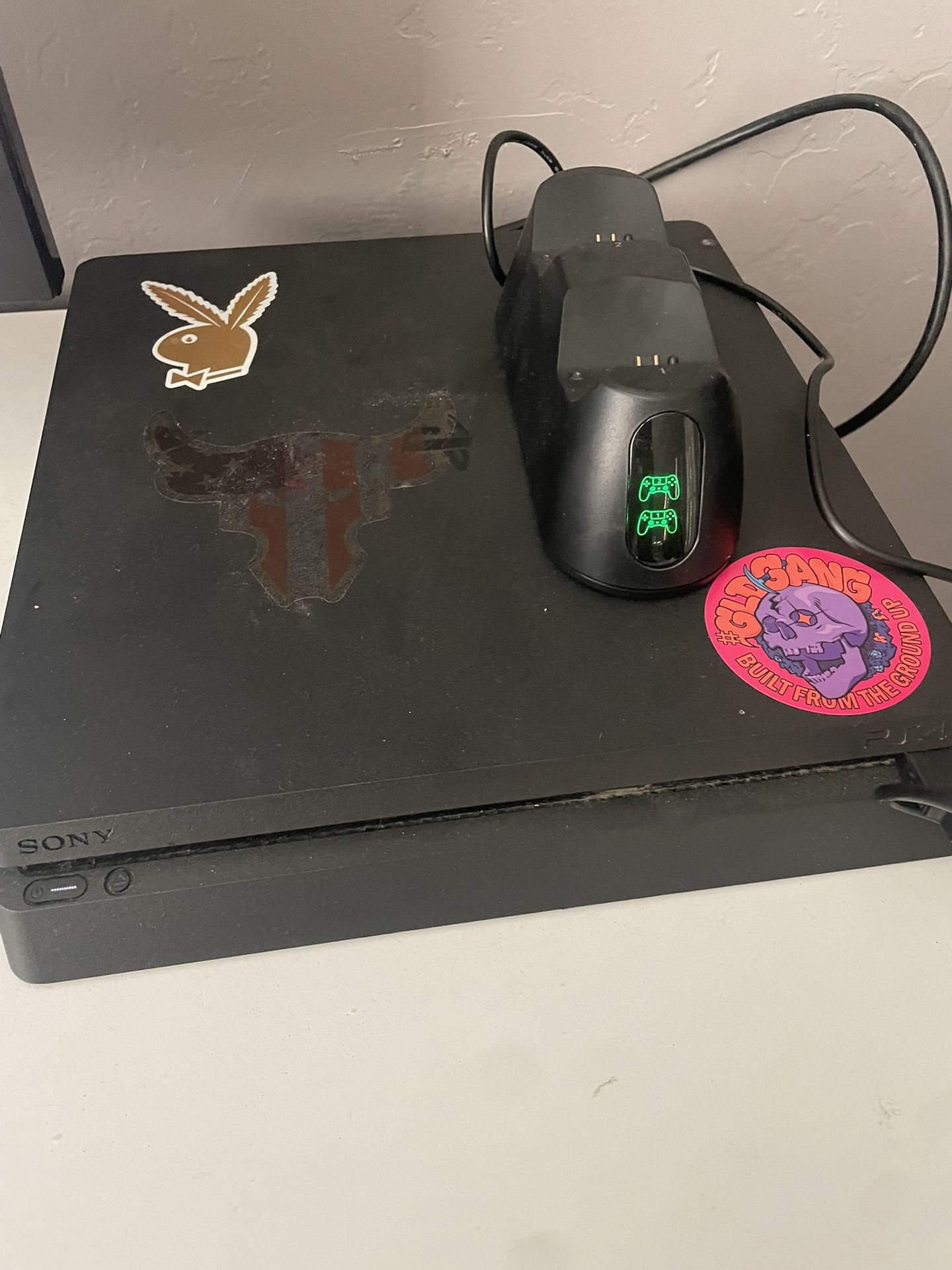 Playstation 4 with controller