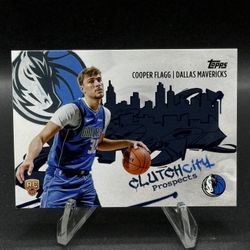 2025-26 Topps Clutch City Prospects #CC-1 Cooper Flagg RC