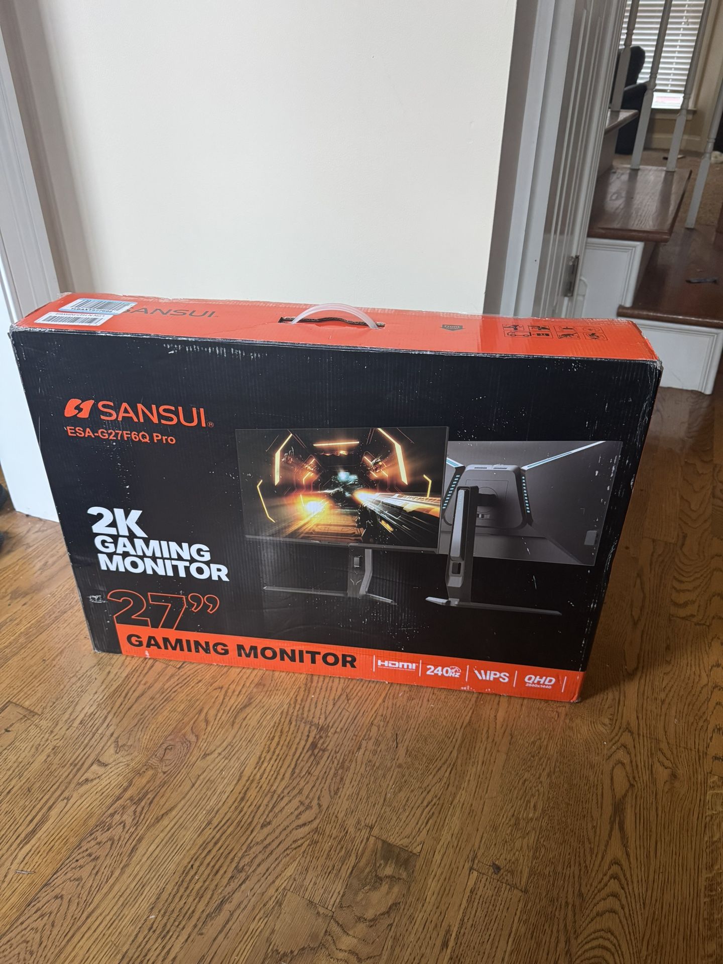 SANSUI 27-Inch WQHD 240Hz Gaming Monitor