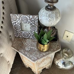 Decor Items Handmade Table Lamp Photo Frame 