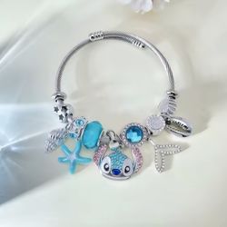 Lilo & Stitch Charm Sea Bracelet 