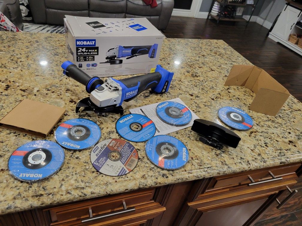 Kobalt 24v angle grinder sale