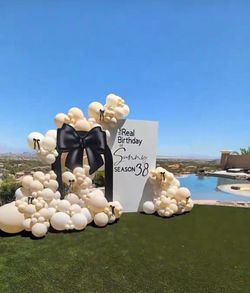 Balloon decoration , party decoration, backdrops and party supplies
