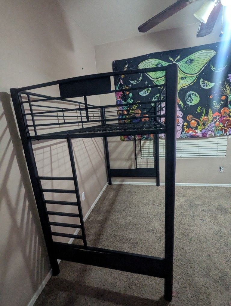 Twin Loft Bed And Bunkie Board