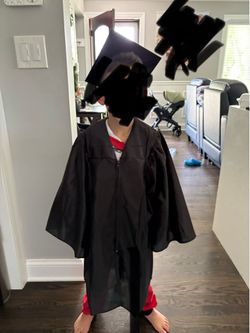 Kids graduation cap and gown set 2026