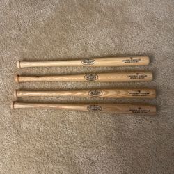 Mini baseball bats($8 each)