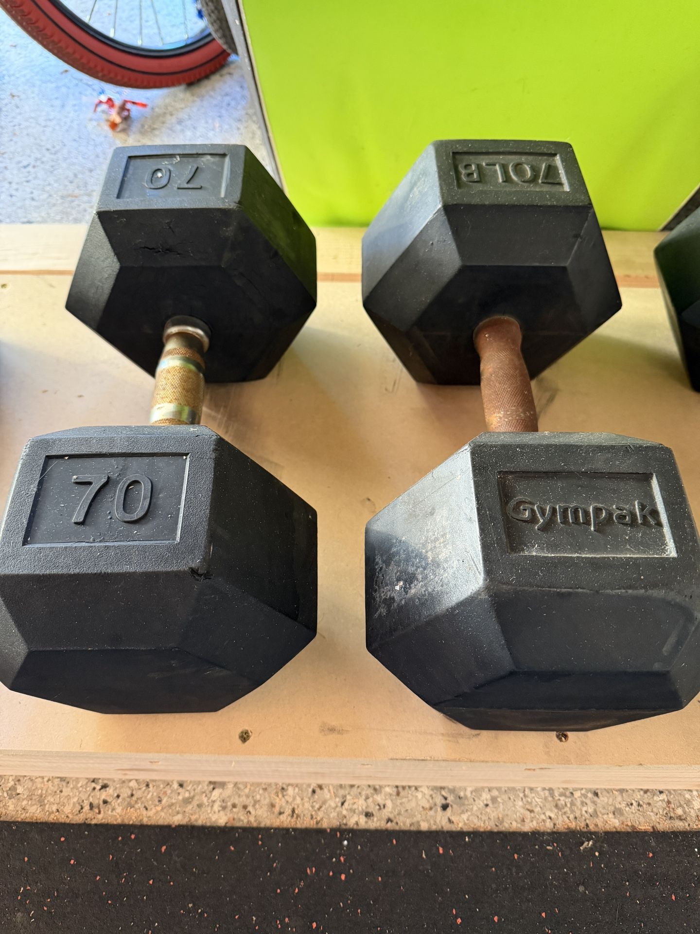 70 Lb Dumbbells