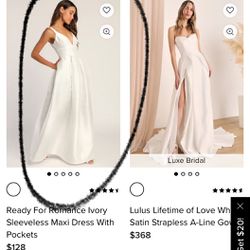 Lulus Ivory Wedding Dress With Pockets 