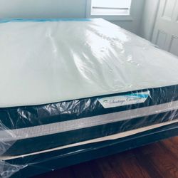 Set Queen Size Brand New Mattress 12”+Box Spring Delivery Available All Cities! 
