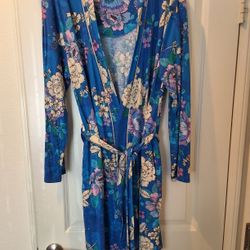 JOHNNY WAS The Jonesy Sleep Robe Size L