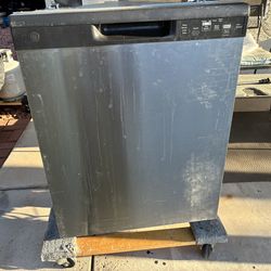 Stainless Steel GE dishwasher