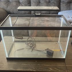 10 Gallon Fish Tank With Light! Best Offer