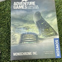 Adventure Games: Monochrome, Inc. - A Kosmos Game from Thames & Kosmos | Collaborative, Replayable Storytelling Gaming Experience for 1 to 4 Players A