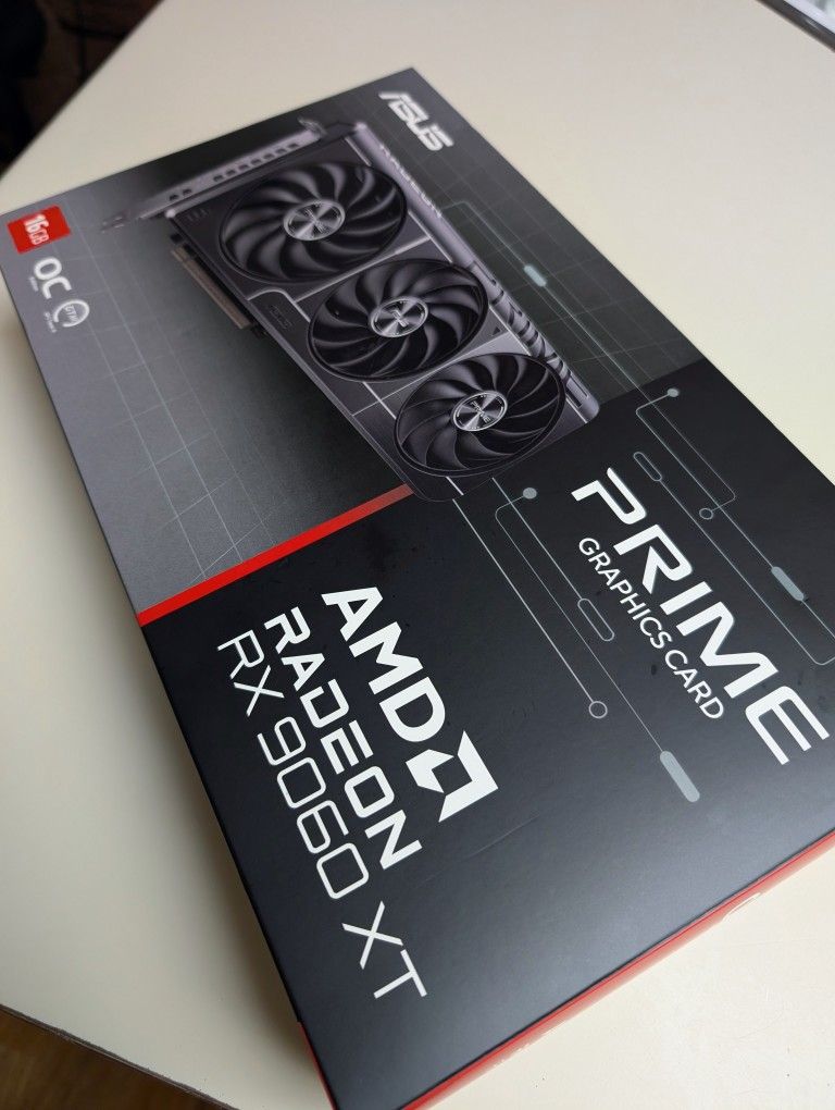 Brand New ASUS Prime OC AMD Radeon RX 9060 XT 16GB