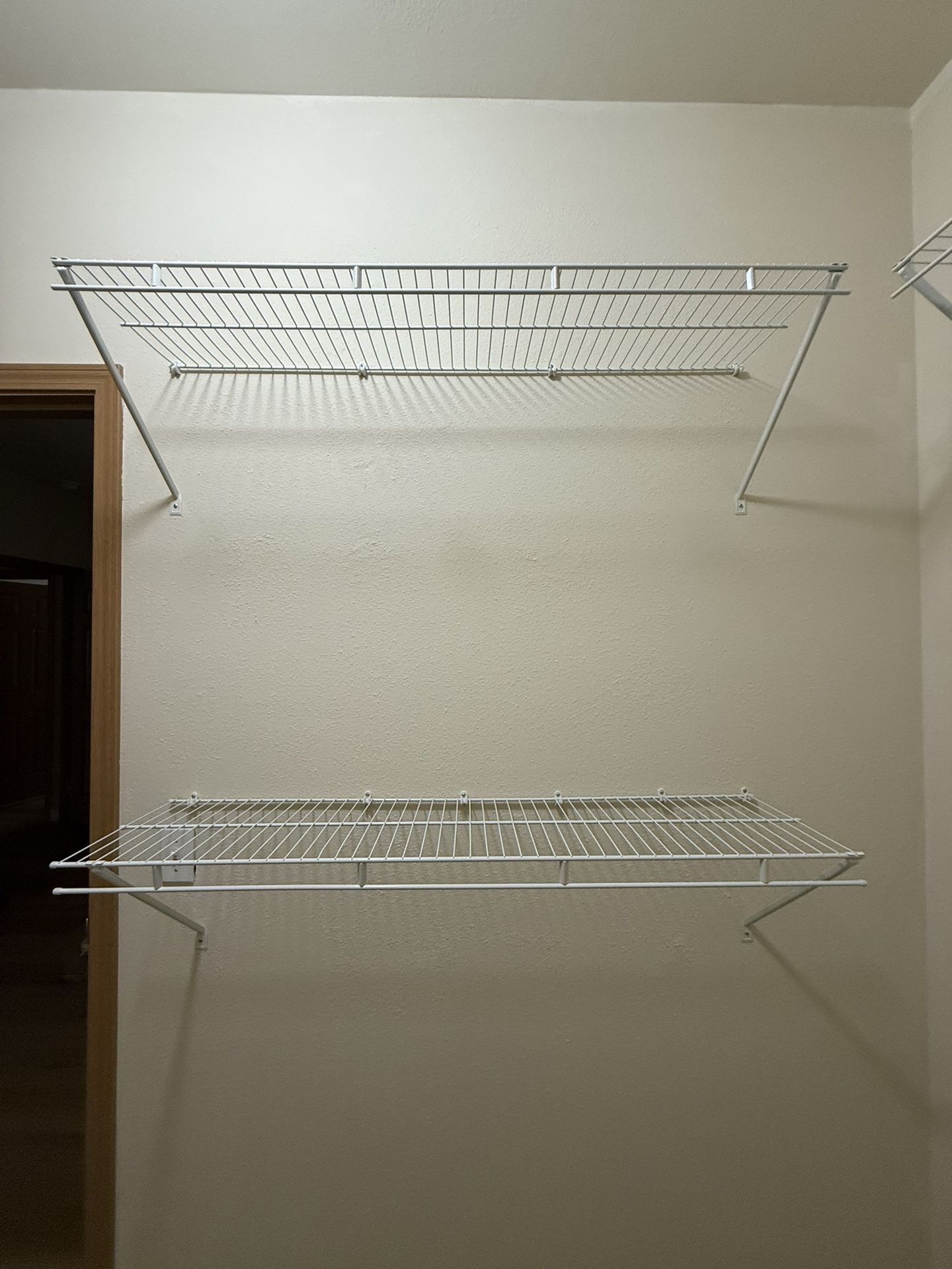 White Closet Shelves