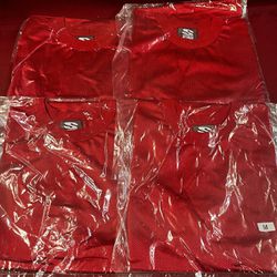 New Men's Size Medium Red Breathable Jerseys 25 Pieces All One Money 