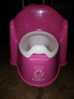 Girls baby Bjorn potty training toilet toddler