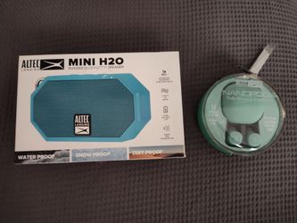 Altec Lansing ear buds and speaker