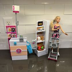 Barbie Supermarket Play Set