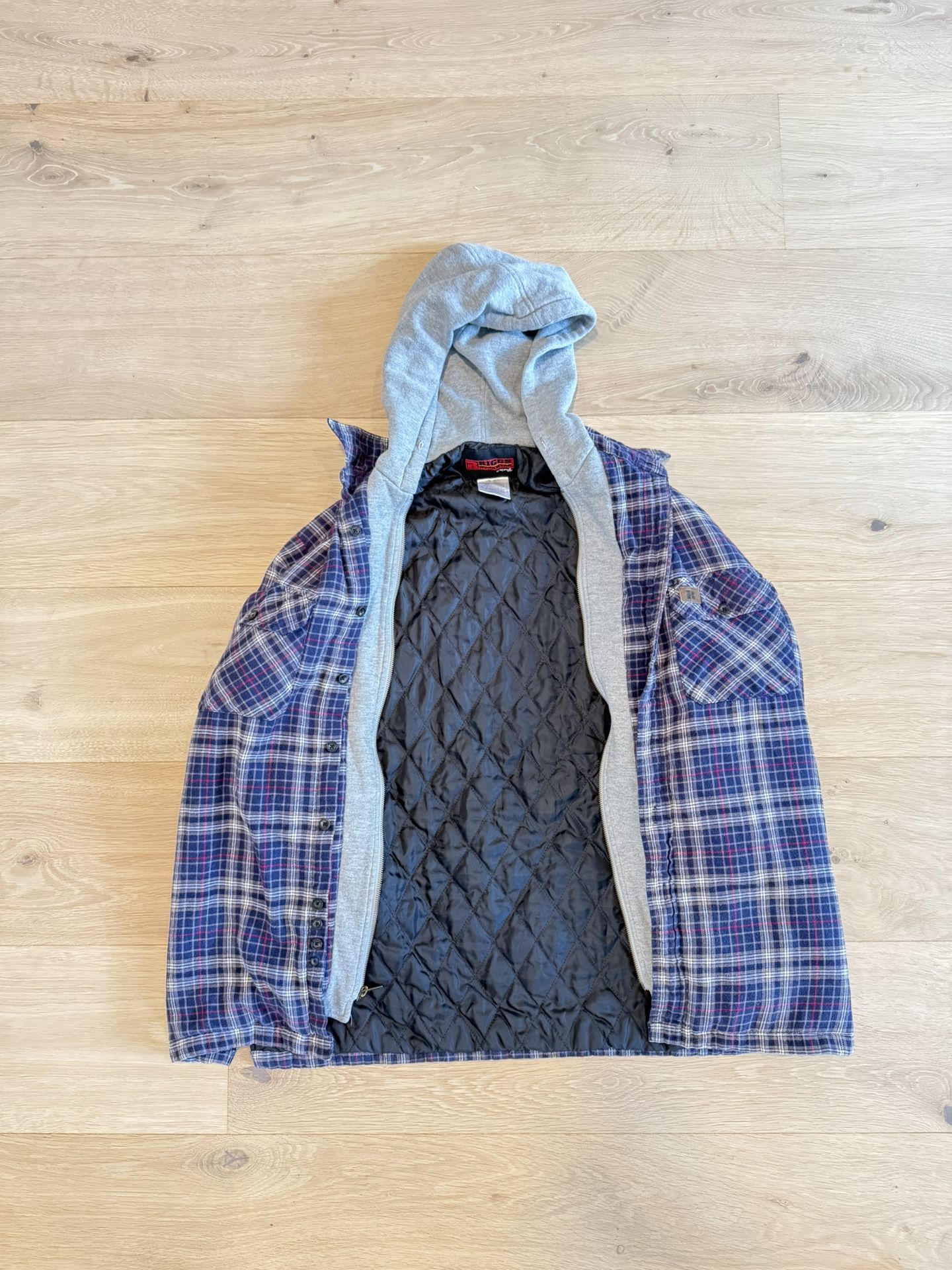 Wrangler Riggs Insulated Flannel Hoodie
