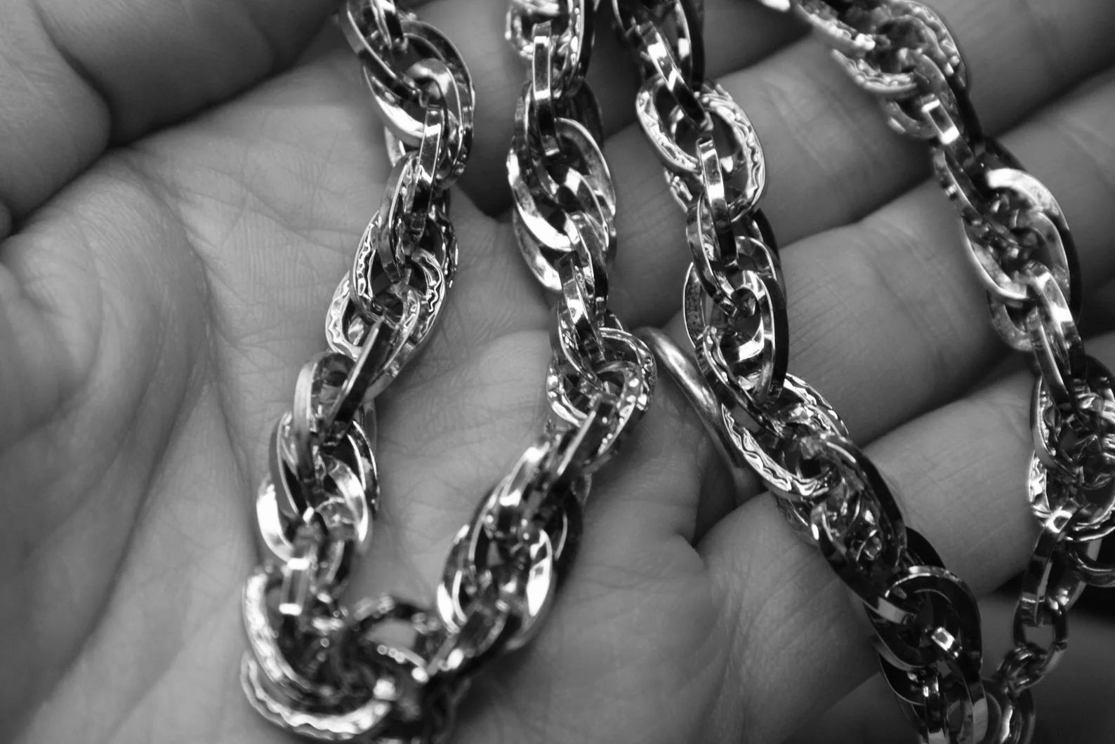 Park Lane Vintage Silver tone chunky chain necklace 15.15 in (Northridge)