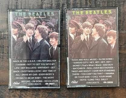 Beatles Music Cassette 2 Tape Sets $10 each