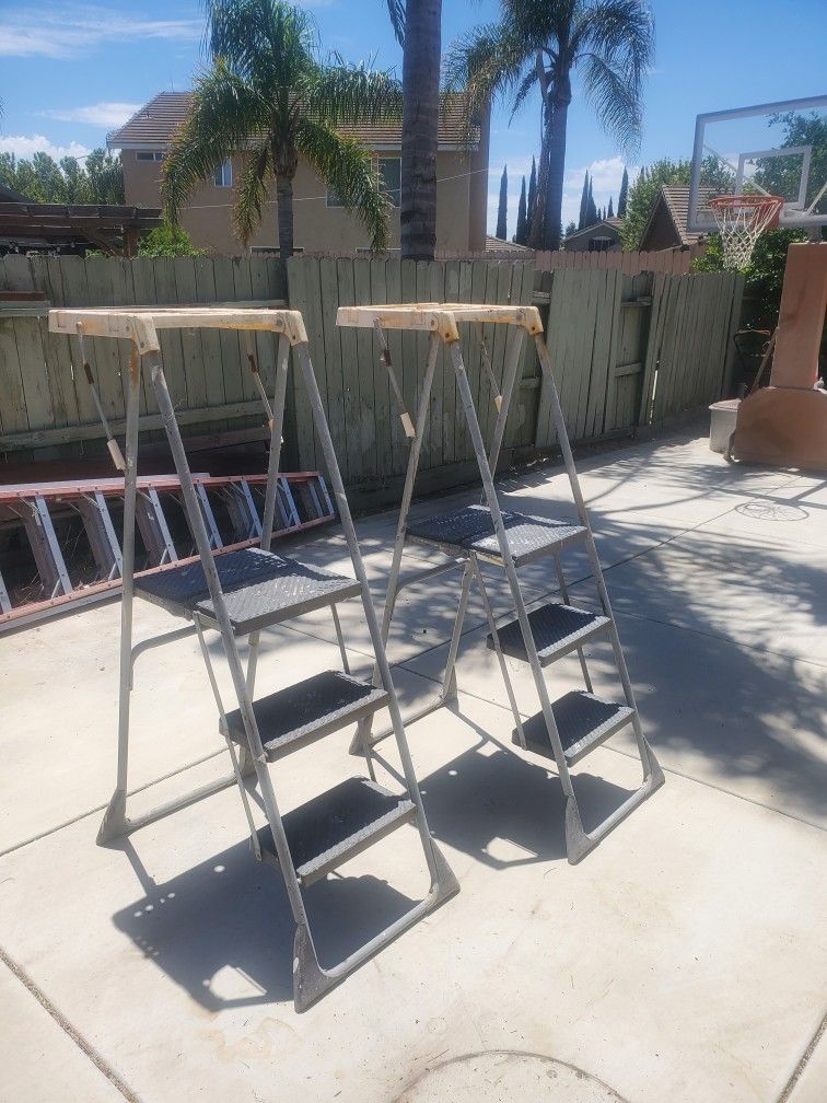 Commercial Handyman Painters Stool Ladder $50 Each $80 Both