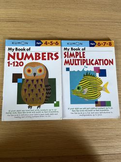 Kumon My Book of Numbers 1-120 and Simple Multiplication