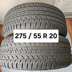 275 / 55 R 20 (2) TIRES COOPER 