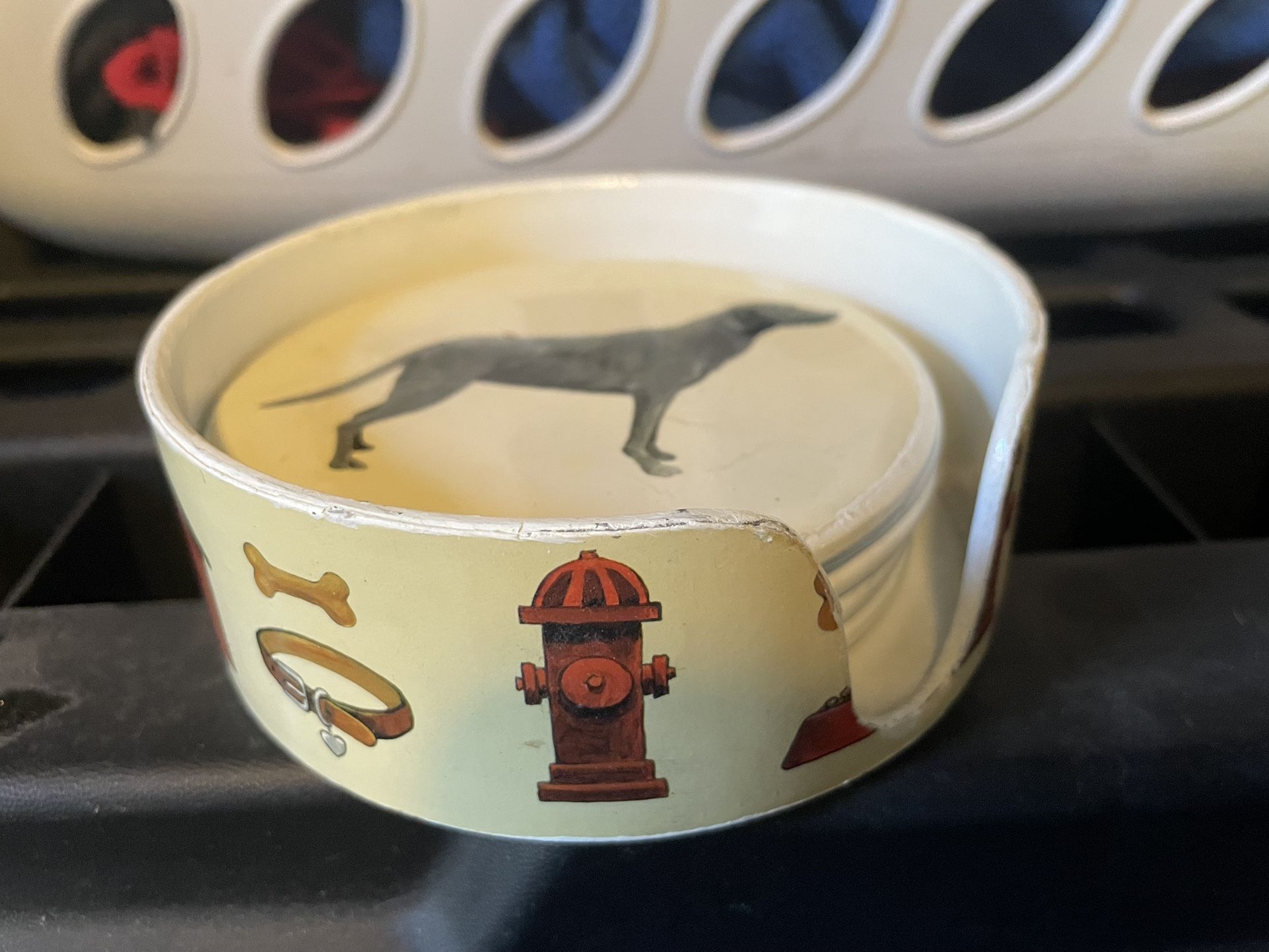 Dog Wine Glasses And Coasters